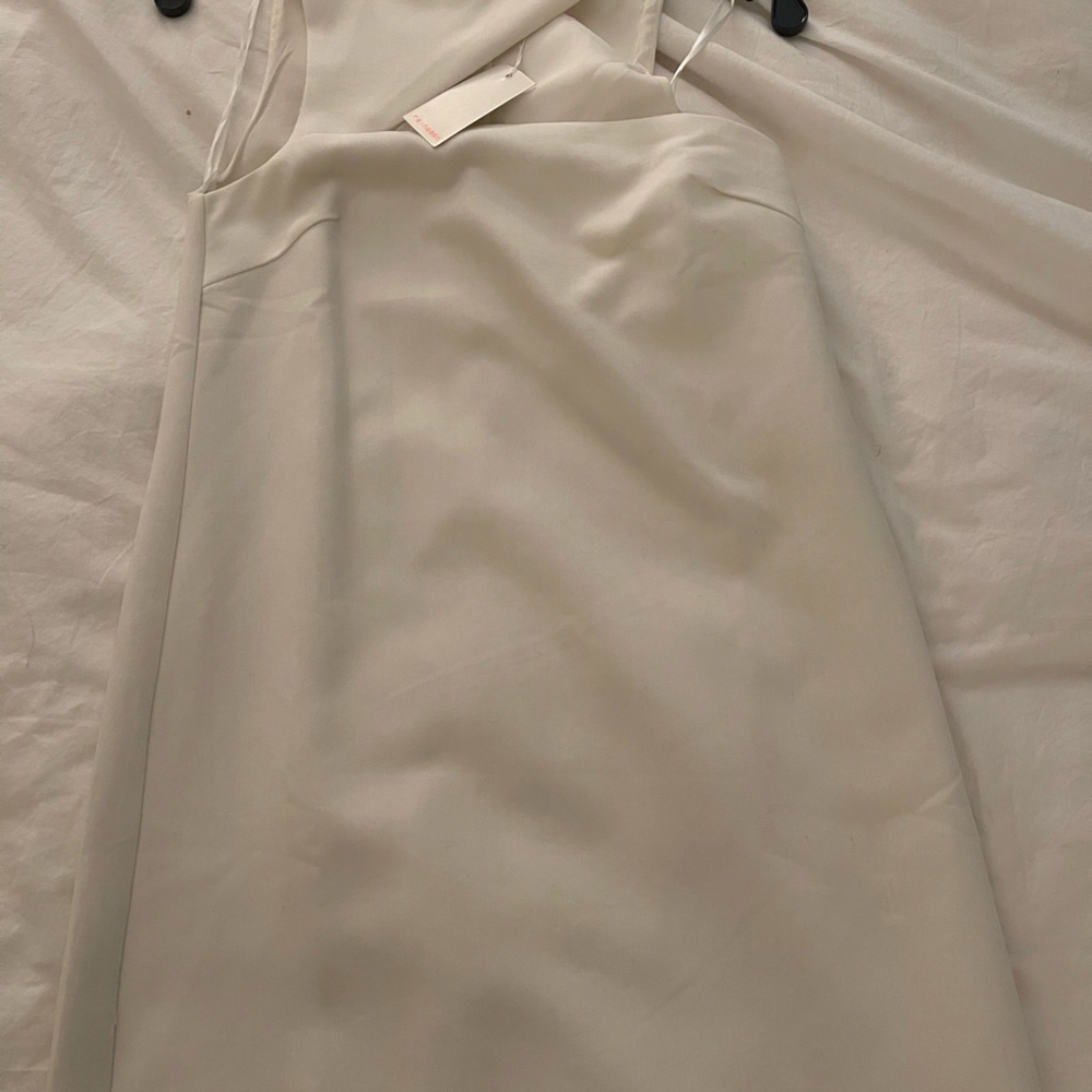 Re:Named White Asymmetrical Dress